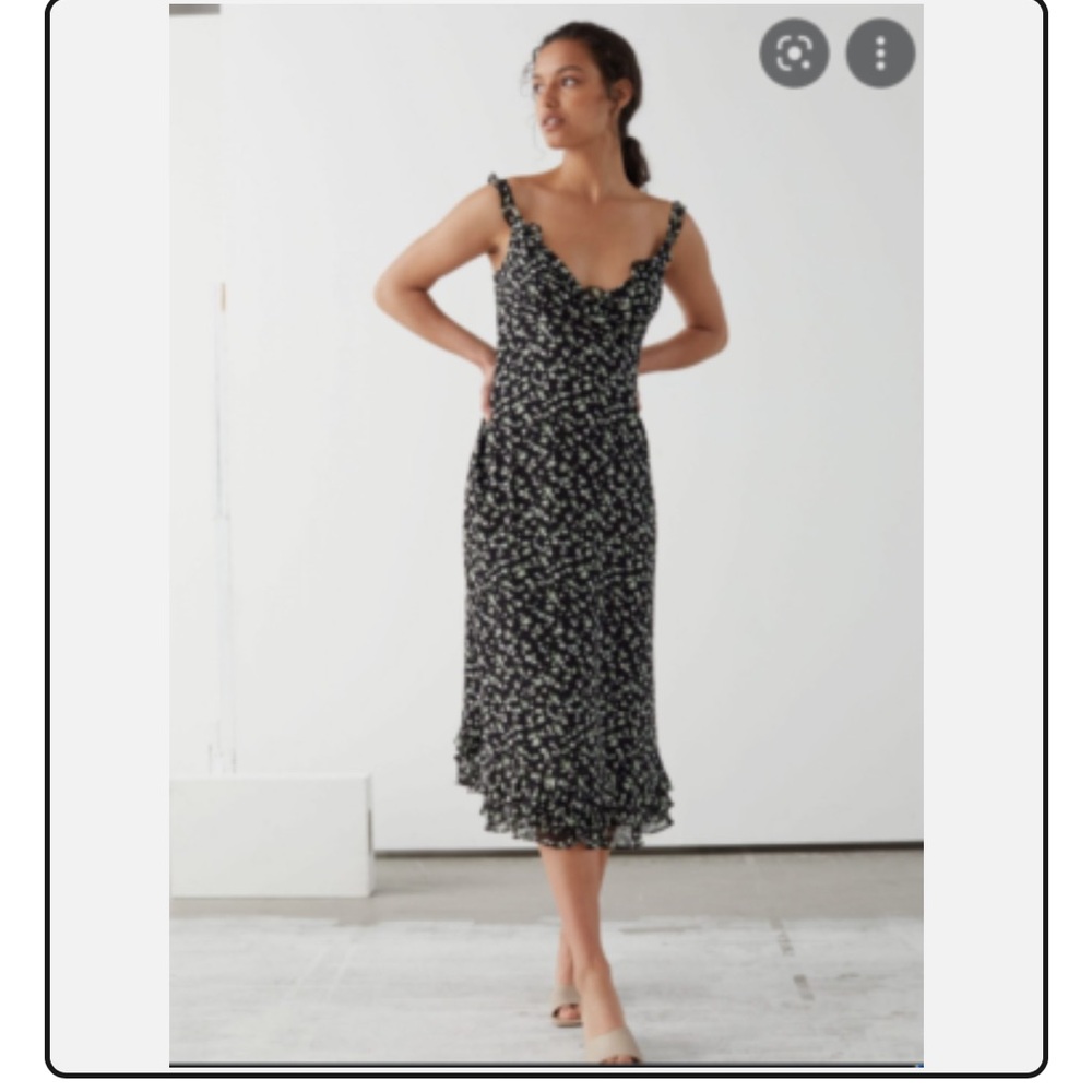 & other stories - floral dress - size 4